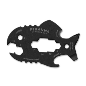 Lucky Jack Lucky Jack Piranha 12-in-1 Fisherman's Multi-Tool Black - $20.00 at Fin Feather Fur Outfitters