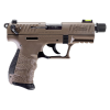 Walther P22 Q .22 LR 3.42" Barrel 10rd Manual Safety Flat Dark Earth
