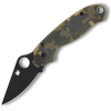 Spyderco C223GPCMOBK Para 3 Plain Black / Camo G-10