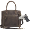 Distressed Buffalo Leather Town Tote