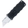 CobraTec Side Button OTF 1.75" Black/Silver Utility Knife