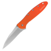 Kershw Leek Folding Assisted Open Knife 3" Orange