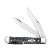 Case Gray Pocket Worn Jigged Bone Trapper Folding