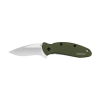 Kershaw Scallion Folding Kife Drop Point 2.4" Olive