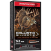 Winchester SBST243A 243 95 GR Ballistic Silvertip 20 Rounds