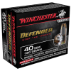 Winchester S40SWPDB1 Defender .40 S&W 180 Grain BJHP 20 Rounds