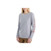 Carhartt Womens Loosefit Heavyweight LS Logo Sleeve Graphic T-Shirts
