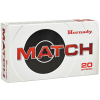 Hornady Match 223 Remington 75GR HP Boat Tail 20 Rounds