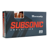 Hornady Subsonic Brass .30-30 Win 175 Grain 20 Rounds Sub-X