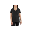 Carhartt Womens Tencel Fiber Series Relaxed Fit Lightweight Short-Sleeve V-Neck T-Shirts
