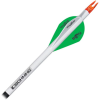 Bohning Blazer Arrow QuickFletch Neon Green / White 6 Pack, 101001NG