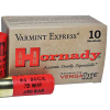 Hornady 86243 Varmint Express 12 Gauge 2.75" 24 Pellets 4 Buck 10 Rounds