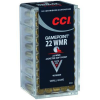 CCI 0022 Small Game GP 22 WMR 40 GR JSP 50 Rounds
