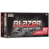 CCI Blazer 9mm Aluminum Ammo 115GR FMJ 50 Rounds