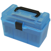 MTM H50-R-MAG-24 DELUXE HANDLED 50 RD RIFLE - CLEAR BLUE