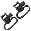 GrovTec Locking Sling Swivels 1" Steel Black (1 Pair), GTSW01
