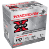 Winchester XU20H7 SuperX Game Load 20 Gauge 2.75" 1 oz 7.5 Shot 25 Rounds