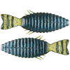 DEPS Bull Flat Creature 3" 6Pk Watermelon Blue