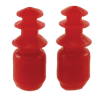 Radians Cease Fire Baffle Plugs One Pair Red, CF7000BP