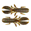Yamamoto Covert Craw 2.5" 10Pk Green Pumpkin Large Green & Purple Flake