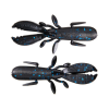 Yamamoto Covert Craw 2.5" 10Pk Black w/Large Blue Flake