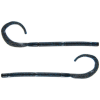 Strike King Perfect Plastic Zeus Worm BLACK/BLUE 9.5