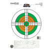 Champion Flourescent Orange/Green Bullseye Target 25 Yd Pistol 45760