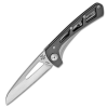 Buck 418 Vertex Folder 3" Satin 420HC Plain Black Aluminum Handle Frame Lock