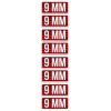 MTM CL9MM AMMO CALIBER LABELS 9MM
