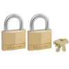 Master Lock 140 Brass Lock Two Pack Keyed Alike