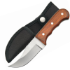 Szco 6.25" Brown Short Skinner Fixed Pakkawood Handle