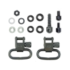 GrovTec Shotgun Locking Swivel Set For Most Pumps & Automatic Magazine Caps Steel Black