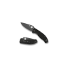 Spyderco Tenacious G-10 Black/Black 3.39" Plain Edge