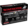Winchester SB12300 Double X HV 12 Gauge 3" 12 Pellets 00 Buck Shot 5 Rounds