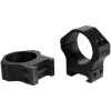 Warne 30mm Maxima Horizontal Permanent-Attachable Weaver-Style Rings Matte Low