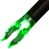 Nockturnal Lighted Nock Green 3 Pack Universal Fit, NT305