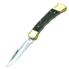 Buck Folding Hunter 3.75" Finger Grooved Knife W/Sheath 110BRSFG-B