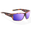 Bajio Vega Sunglasses Brown Tortoise frame / Violet Mirror Glass Lens