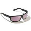 Bajio Nippers Sunglasses Matte Black frame / Rose Mirror Glass Lens