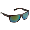 Bajio Boneville Sunglasses Matte Dark Tortoise Frame Green Polycarbonate Lenses