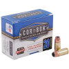 Cor-Bon SD09115/20 9mm Luger +P 115GR JHP 1350 fps Brass Case 20 Rounds