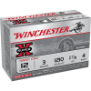 Winchester X123MT4 SuperX Turkey Load 12 Gauge 3" 1 7/8 oz 4 Shot 10 Rounds