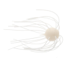 Geecrack Finesse Cue Bomb Soft Bait 1" White