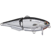 Strike King Wake Shad 2.0 Jointed Wakebait 4" Mirage Chrome Black