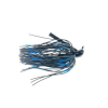 Greenfish Tackle Little Rubber Jig 3/8 oz. Black/Blue