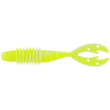 Big Bite Baits Kamikaze Swimon - 7 Pack 3.75" Chartreuse White Swirl