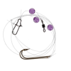 Fishing Addiction Gear Perch Slammer Rig 6 Purple