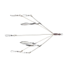 Diamond Baits 4.5" Frenzy Umbrella Rig Nickel 4.5" 4 Blade