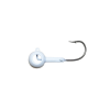 Leland Eyehole Round Jighead - 1/32oz White