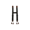 Frogg Toggs H-Back Suspenders, Black, Adjustable